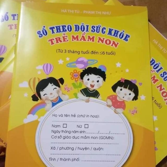 Sổ theo dõi sức khoẻ trẻ mầm non