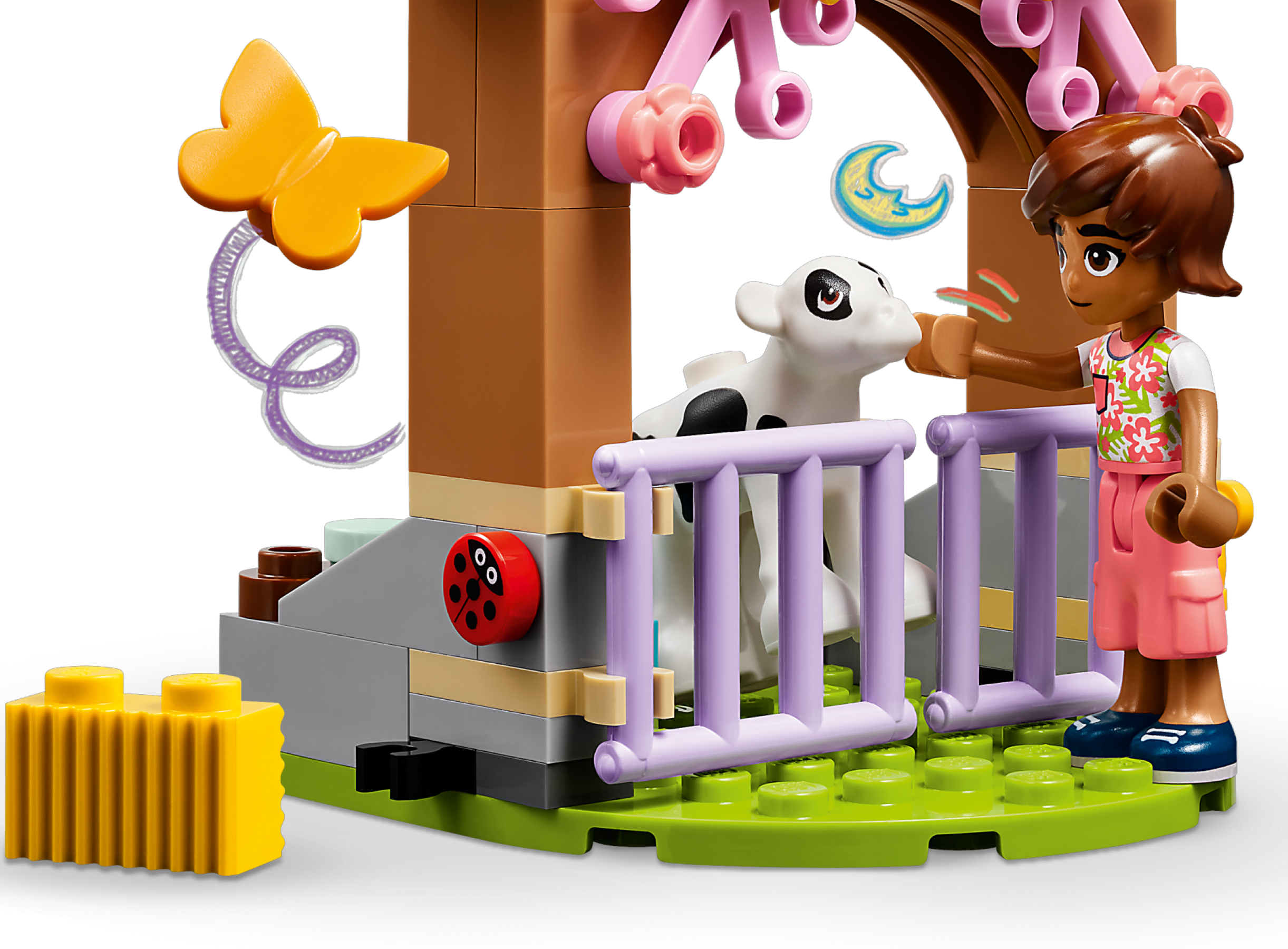 Đồ Chơi Lắp Ráp Trang Trại Bê Con Của Autumn - Autumn's Baby Cow Shed - Lego Friends 42607 (79 Mảnh Ghép)