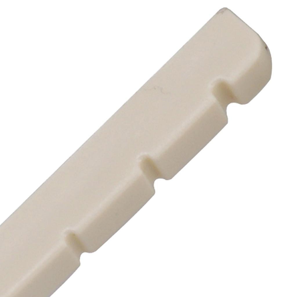 2x 2 Pack 6 String Electric Guitar Nut Slotted for ST TL Style Guitar Replacement