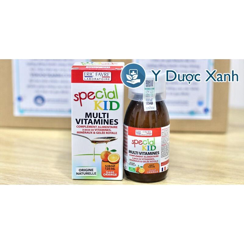 SPECIAL KID MULTIVITAMINES, 125ml, Vitamin tổng hợp cho bé của Pháp - Y Dược Xanh