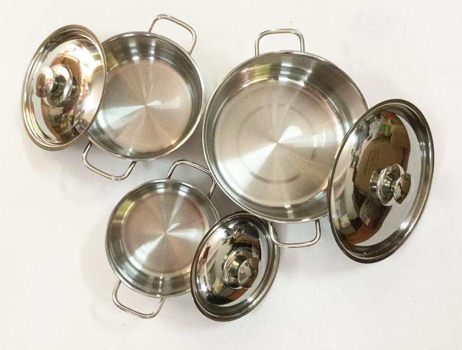 BỘ NỒI 3 CÁI INOX - Hàng Chất Lượng