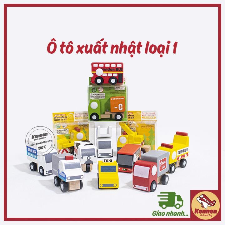 Ô tô gỗ xuất Nhật cao cấp bộ 12 chiếc Hàng xuất Nhật Mẫu 1