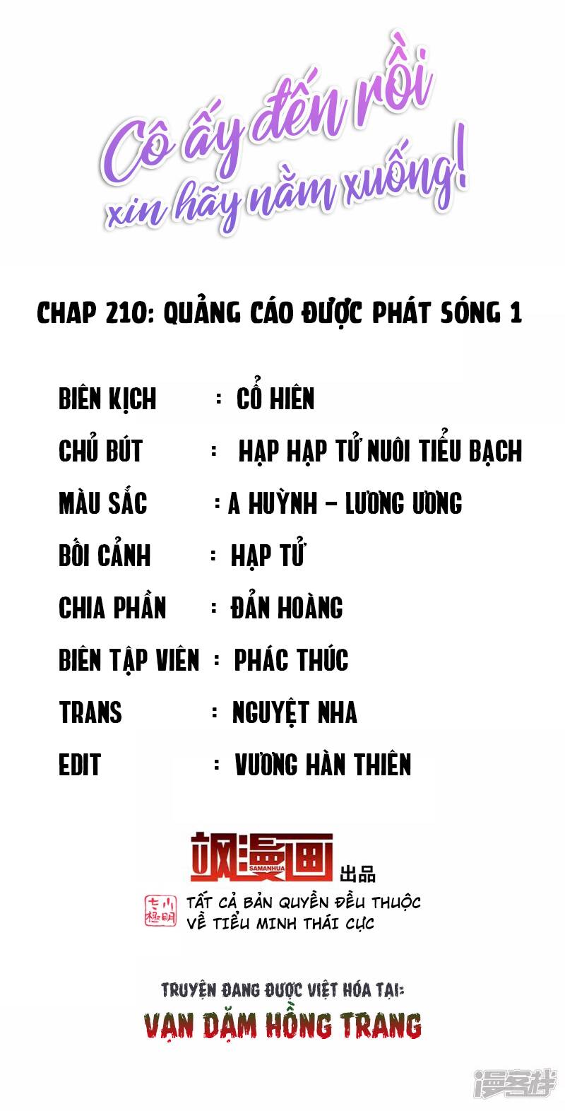 cô ấy đến rồi, xin nằm xuống! chapter 210 2