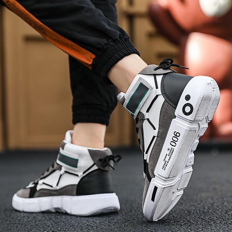 Giày Sneaker Cổ Cao Thời Trang Cho Nam