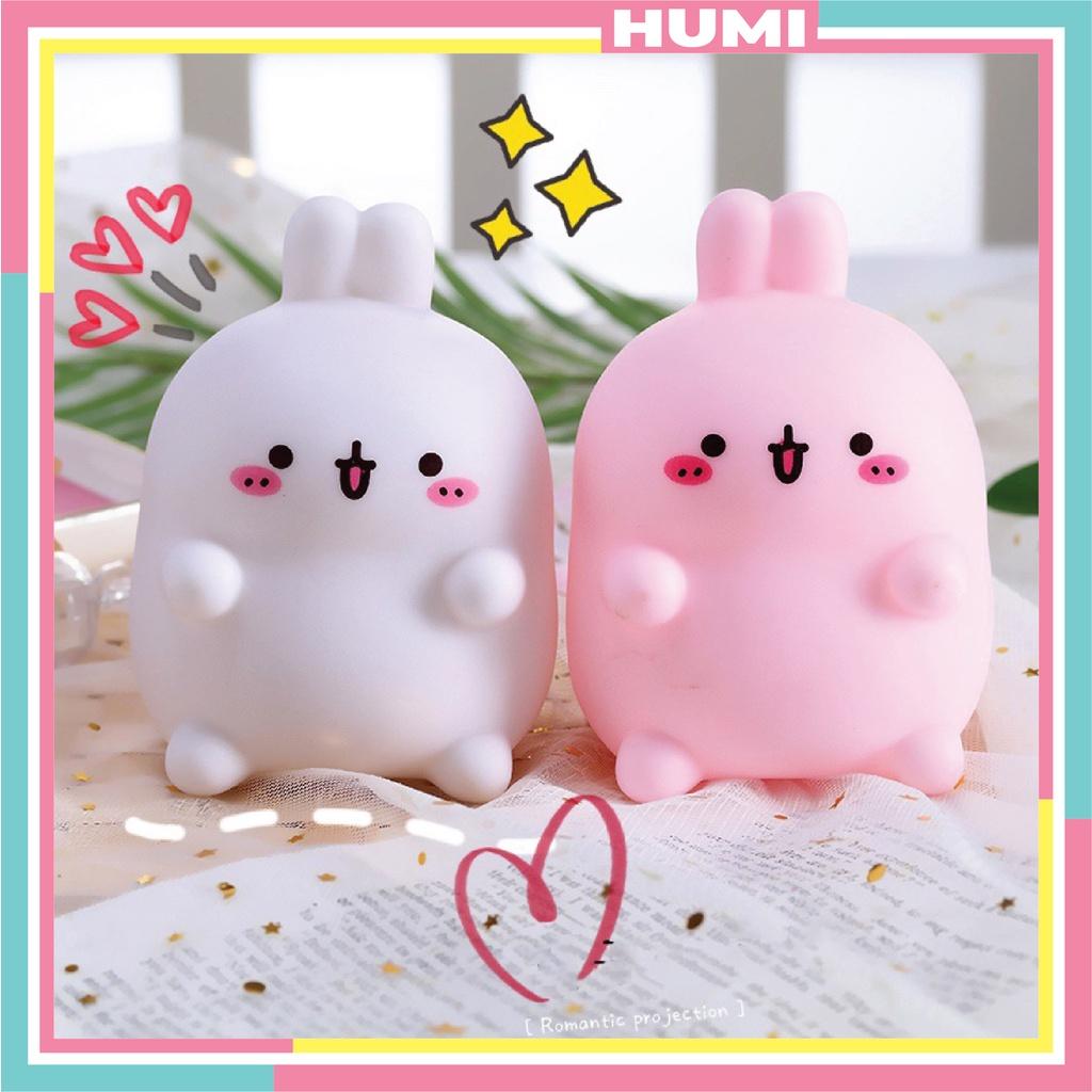 Đèn Ngủ Decor Phòng Dễ Thương Trang Trí Phòng Ngủ Phòng Khách Pin Hình Thỏ Cute 11x8x9 cm