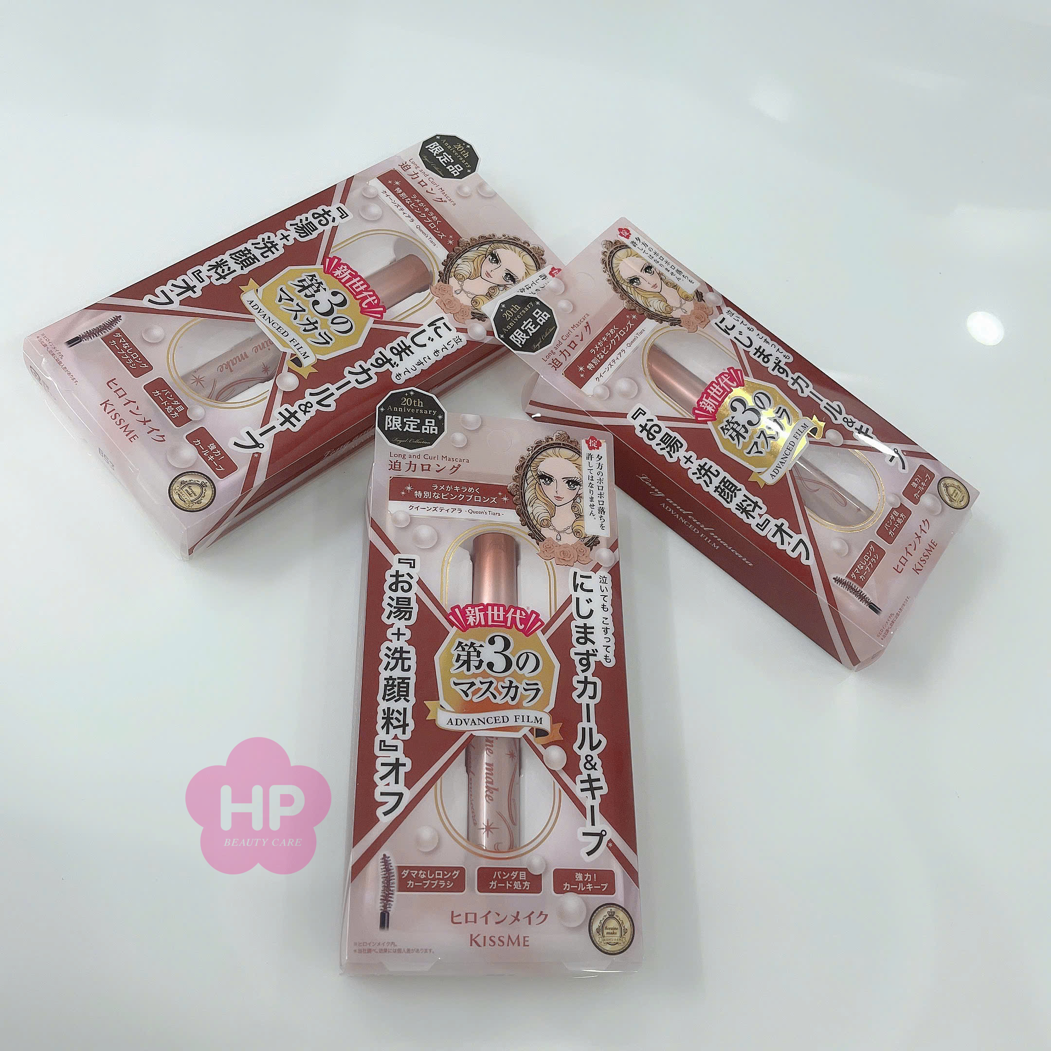 Mascara Dạng Màng Film Giúp Nâng Cong Và Dài Mi Kissme Heroine Make Long &amp; Curl Mascara Advanced Film 6G ( Màu Đồng Ánh Hồng )