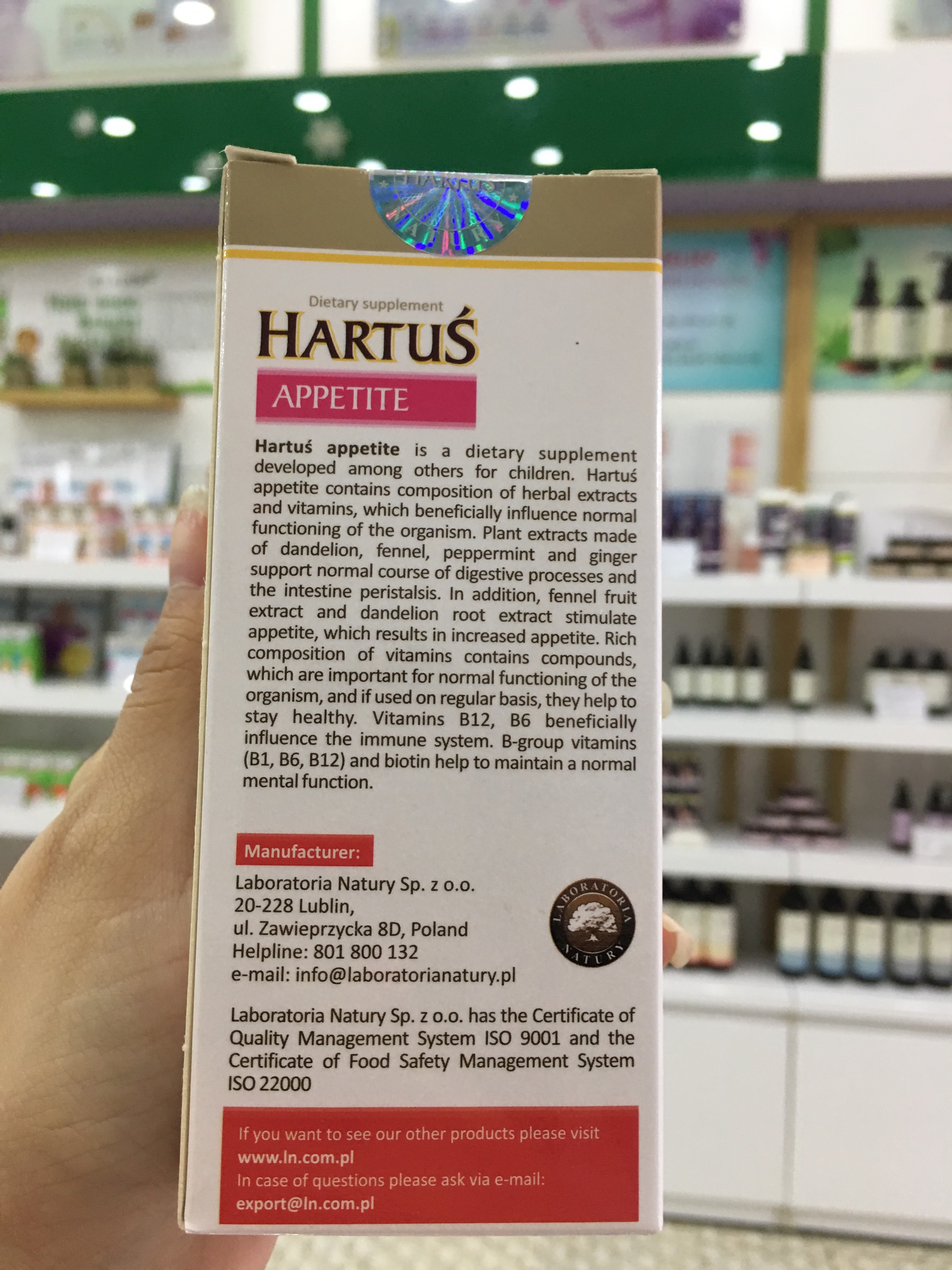 Siro Hartus Appetite 150ML - Cải Thiện Chứng Biếng Ăn Của Trẻ Nhỏ