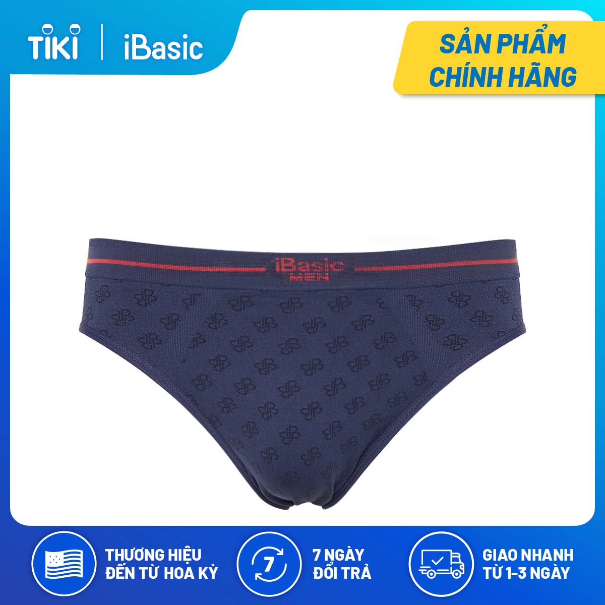 Quần lót nam không đường may Brief Seamless iBasic PANM094