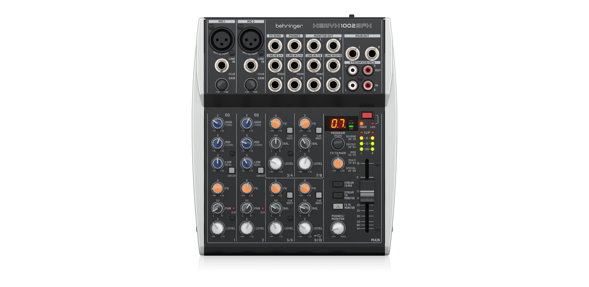 XENYX 1002SFX Analog Mixer Behringer | Mixer cơ Behringer XENYX 1002SFX - Bàn mixer mini- HÀNG CHÍNH HÃNG