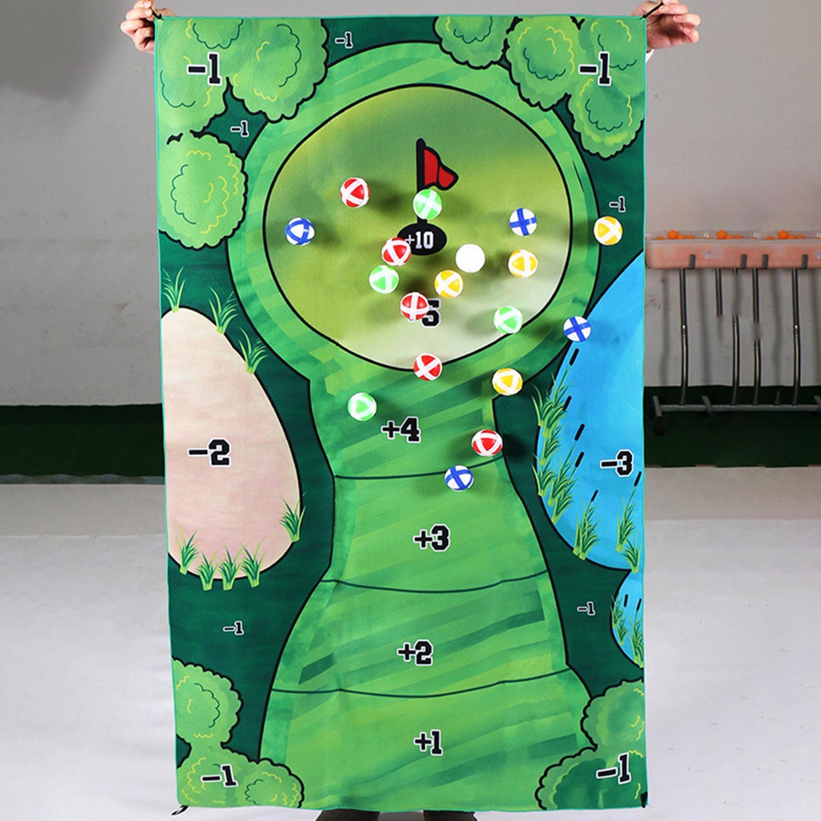 Golf Practice Blanket Toy Durable Golf Golf Game Sticky Blanket for Home