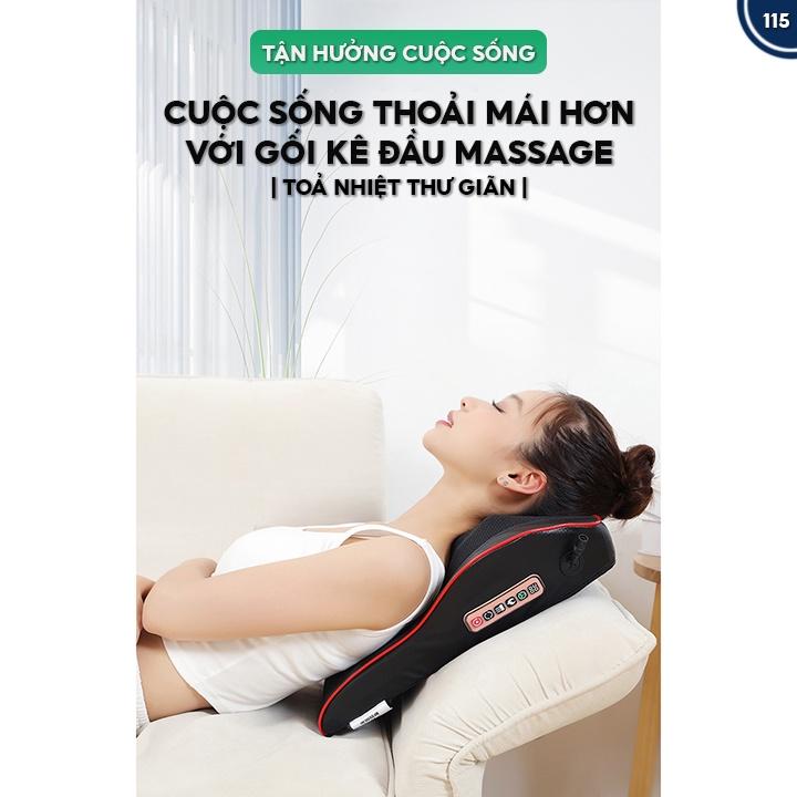 Gối Massage Vai Lưng Và Cổ Đa Năng Hiệu Quả Sử Dụng Được Trong Mọi Hoàn Cảnh 115