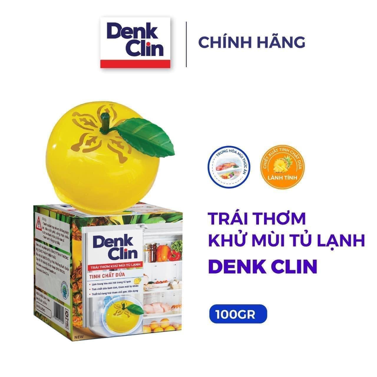 TRÁI THƠM KHỬ MÙI TỦ LẠNH DENKCLIN 100G TIỆN DỤNG