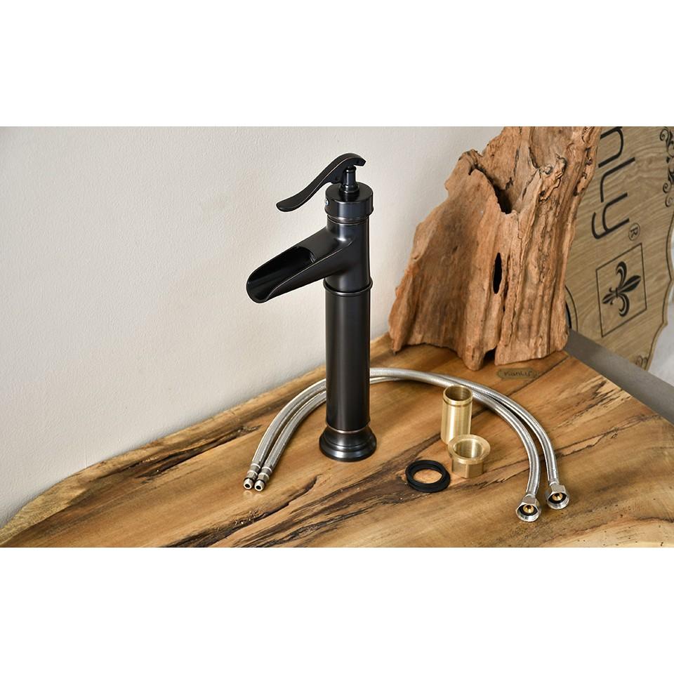 Vòi lavabo đồng thau đúc cổ điển cao cấp