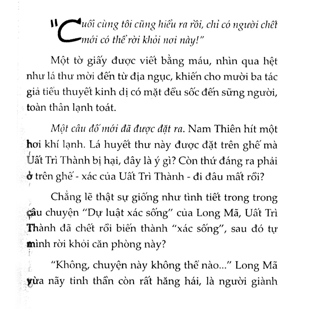 Tiểu Thuyết Trinh Thám 1/14 - Tập 3 - Lời Cảnh Báo