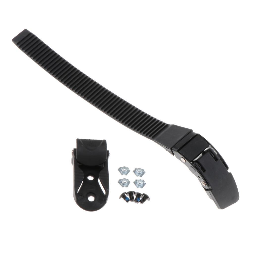 Replacement Inline Roller Skate Shoes Strap with Clamp Screws Nuts Type A
