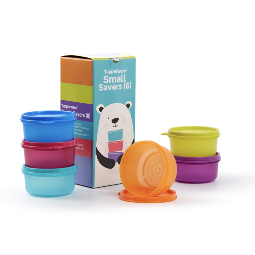 Hộp bảo quản thực phẩm Small Saver 200ml (6 hộp) TUPPERWARE CHÍNH HÃNG