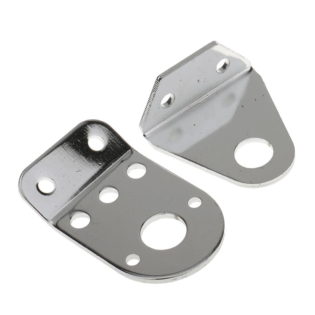 2 Sets Motorcycle Side License Plate with Bracket for Harley Tail Light Kits