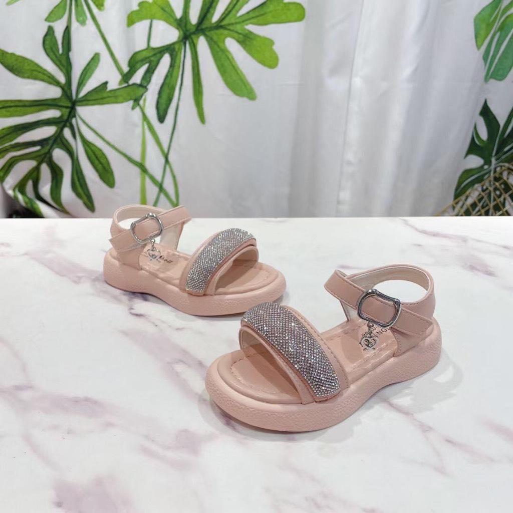 Sandal cao cấp đính đá A22679 - Dép quai hậu độc đáo cho bé - Sandal cao cấp siêu nhẹ - Size 26-36