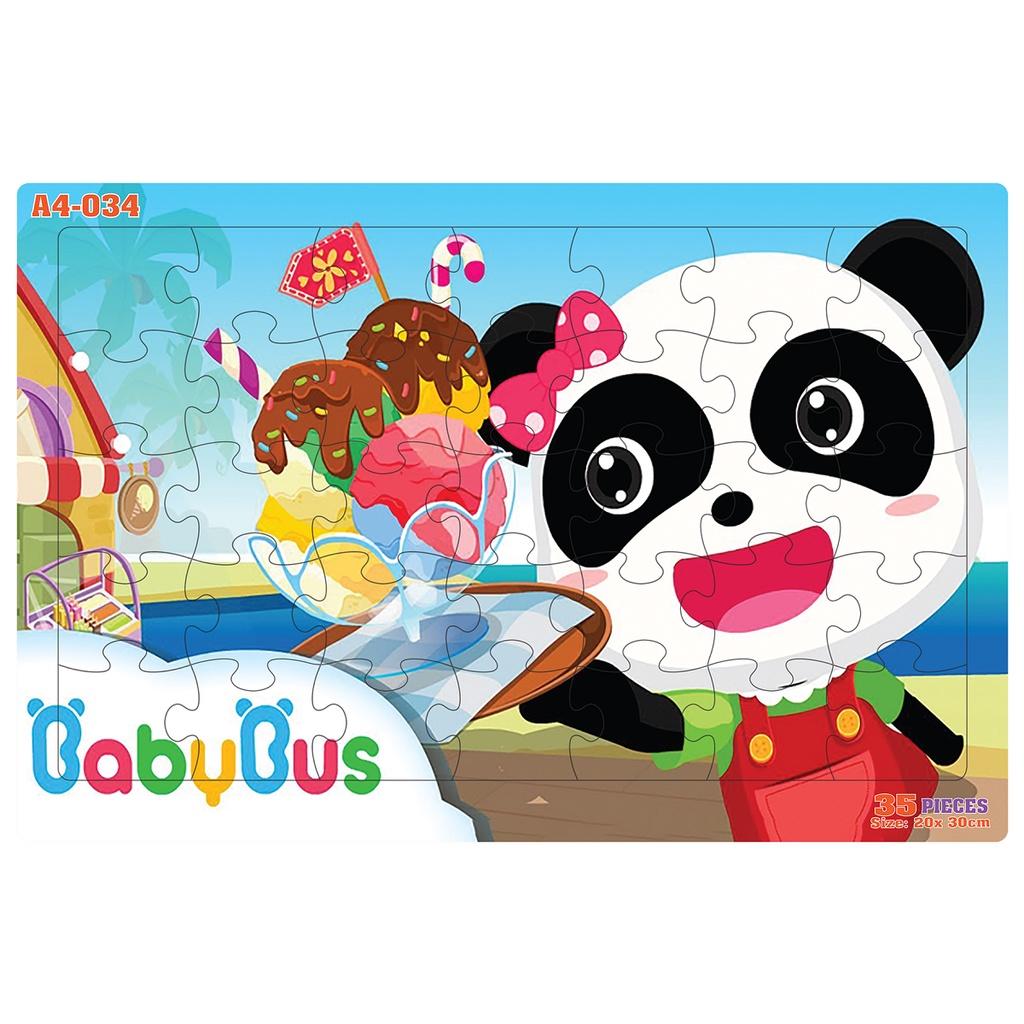 Bộ ghép hình bảng 35 mảnh - Babybus & Icream