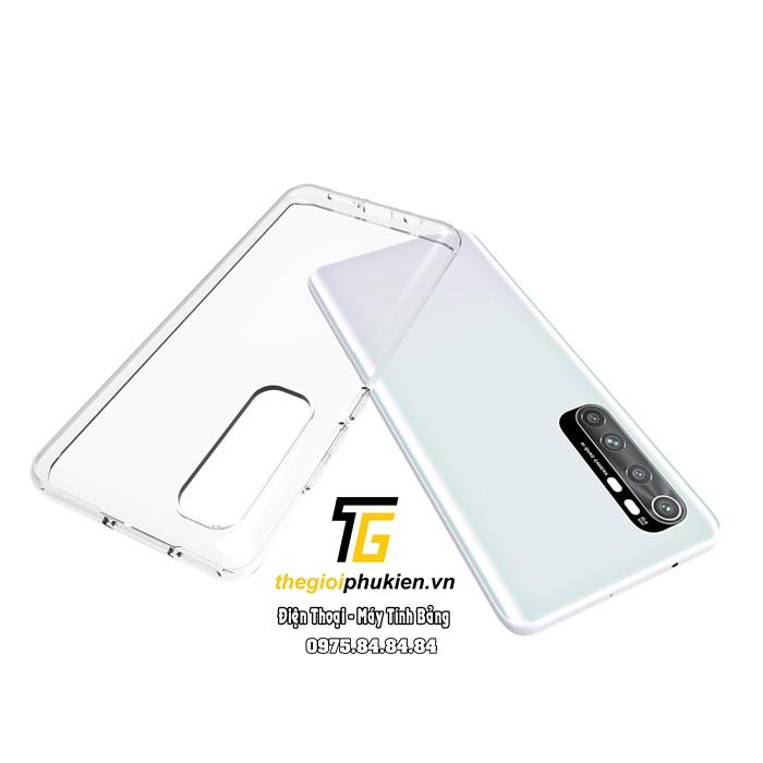 Ốp lưng Xiaomi Mi Note 10 Lite silicon dẻo trong suốt