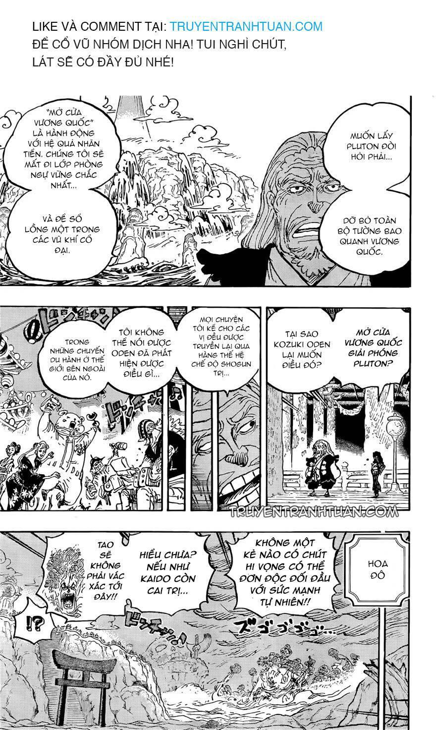 đảo hải tặc - one piece chapter 1055 10