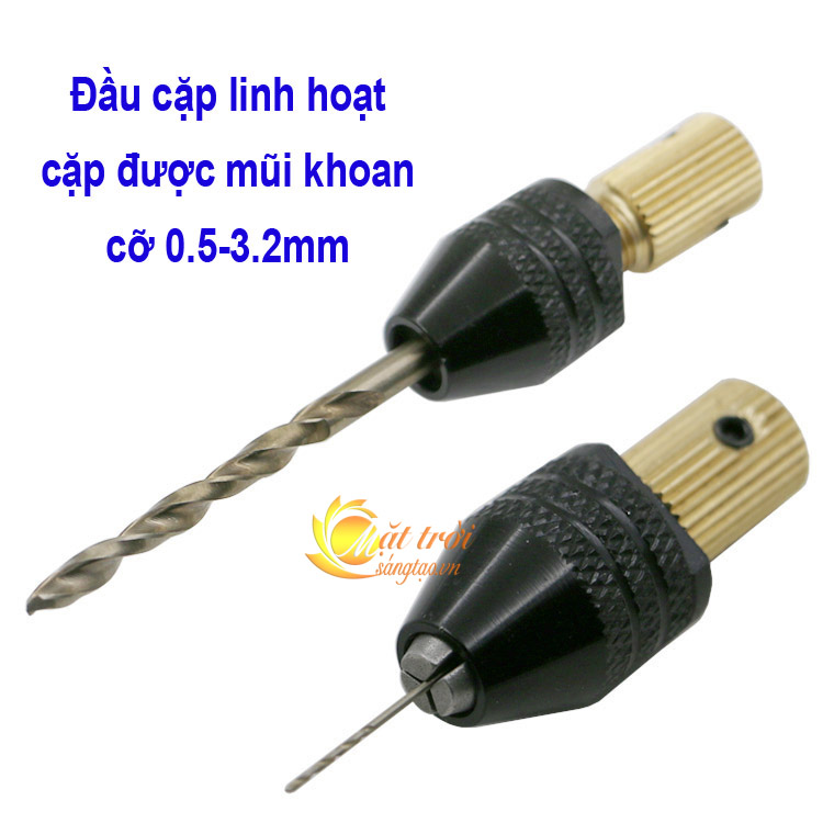 Đầu kẹp mũi khoan, khắc linh hoạt 0.5-3.2mm (mâm cặp)