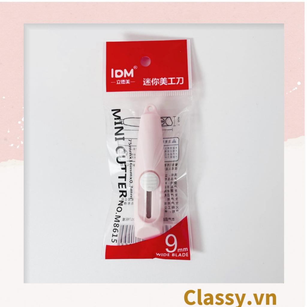 Dao rọc giấy Classy dài 7.5CM, nhỏ gọn tiện lợi mang theo bên mình PK1211