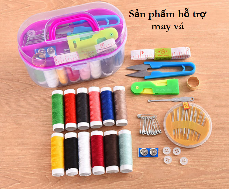Hộp kim chỉ đa năng hỗ trợ may vá cho gia đình bạn