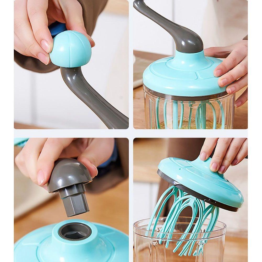 Kem Đánh Bằng Tay Hộ Gia Đình Nhỏ Bán Tự Động Trứng Tạo Bọt Sữa Bánh Trứng Tay Cranked Đánh Máy Đánh Trứng