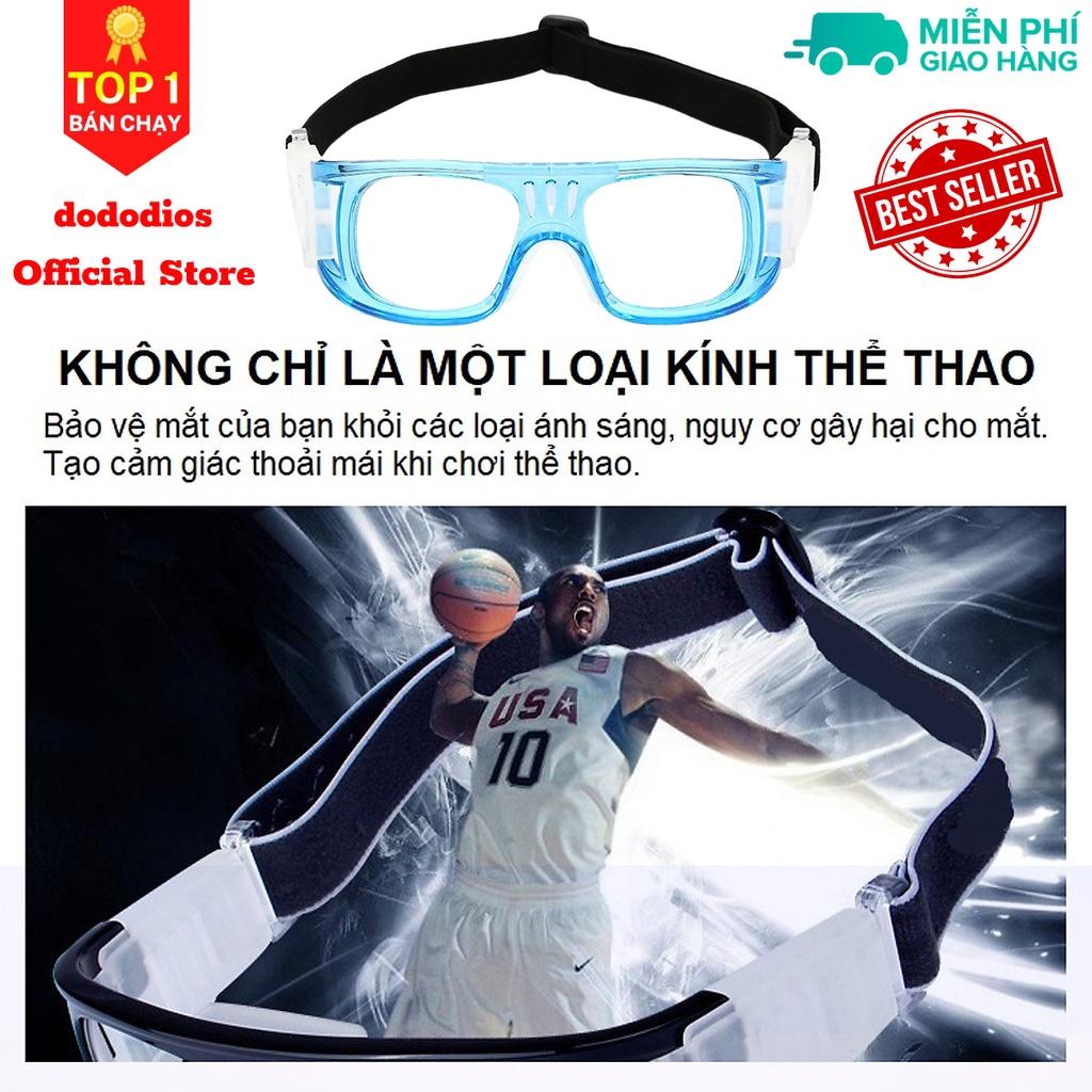 XANH DƯƠNG Kính Bảo Vệ Chơi Thể Thao, Bóng Rổ, Bóng Đá Chống Sương Mù, Mồ Hôi Cao Cấp - Có Thể Lắp Mắt Kính Cận dododios