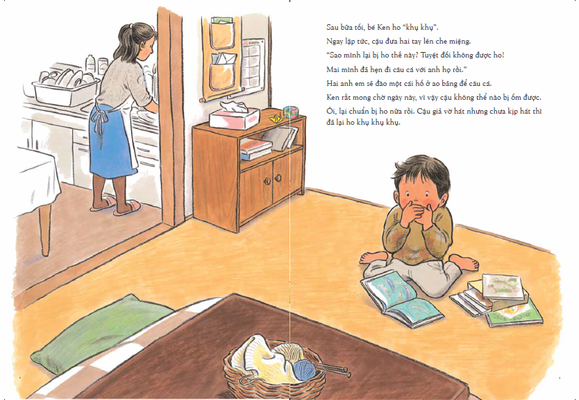 Ehon - Cháu Không Bị Ốm Đâu