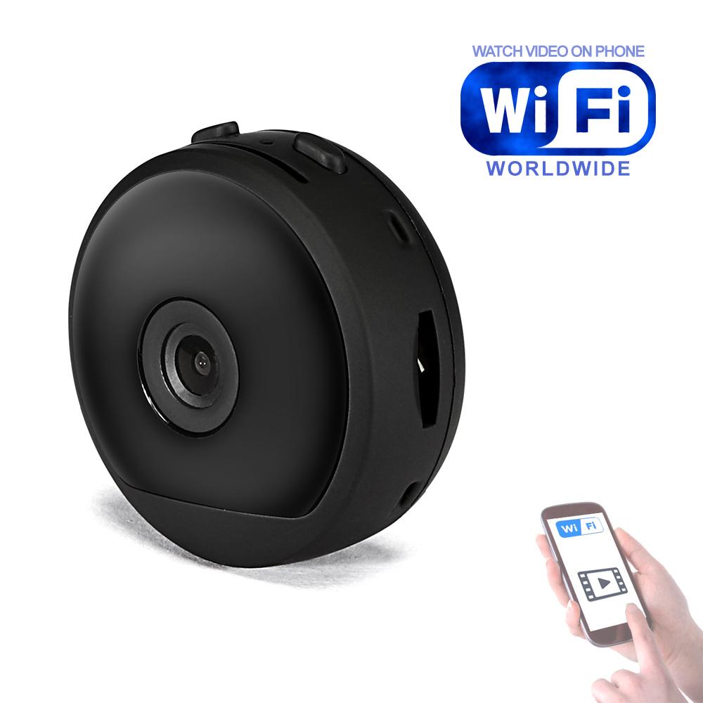 A19 Camera WiFi IP An Ninh Gia Đình Máy Quay Mini Không Dây HD 1080P Đầu Ghi Hình Hồng Ngoại Nhìn Đêm Tự Động Phát Hiện Chuyển Động P2P Kích Sóng