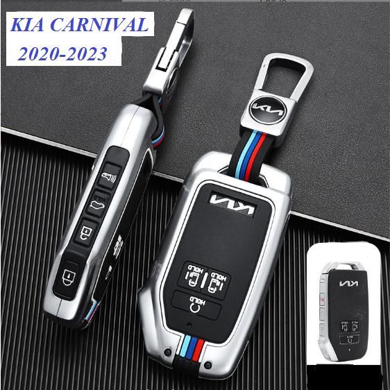 Ốp Khóa KIA CARIVAL 2021-2023 Hợp Kim Metal Cao Cấp