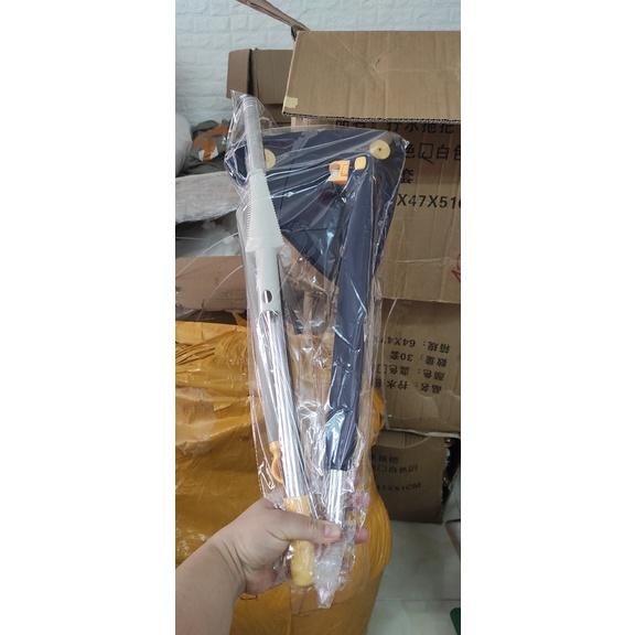 Cây Lau Nhà Tam Giác - Cây Lau Kính Lau Trần Xoay 360 Độ Đa Năng Tiện Dụng Tự Vắt - Tặng Kèm Miếng Lau Thay Thế