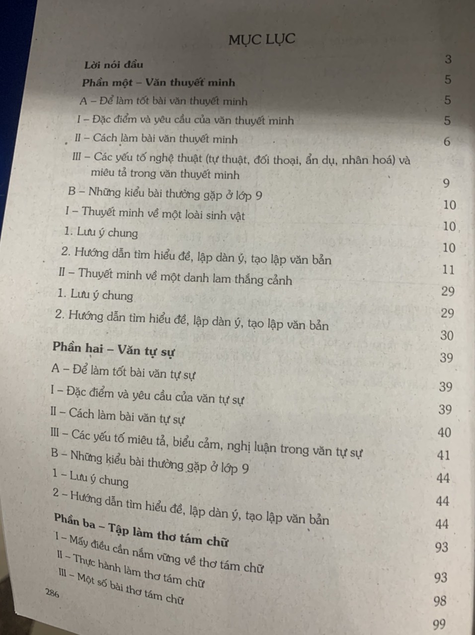 Hướng dẫn tập làm văn 9