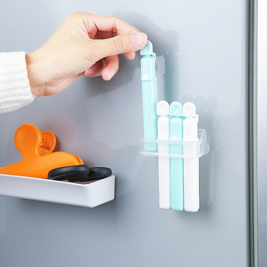 Set 4 kẹp miệng túi cỡ S giúp bảo quản thực phẩm