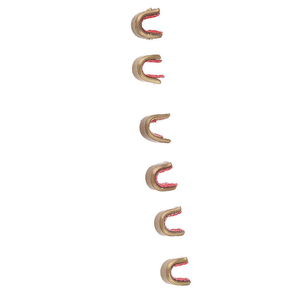12 Pieces Bowstring Nocks Set Buckle Clips for Archery Nocking Points