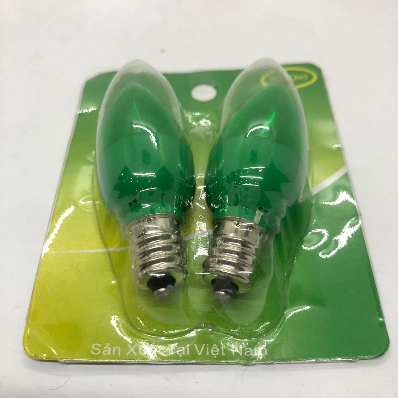 Bóng ớt, bóng cà na led 1W nhiều màu loại tốt PQ