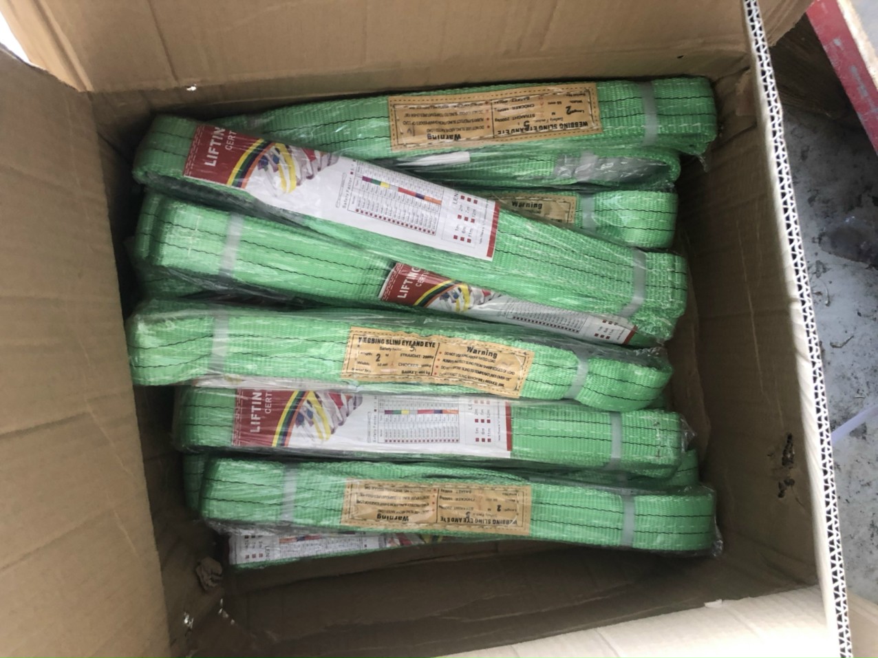 Dây cáp vải cẩu hàng đủ size từ 2 tấn đến 5 tấn