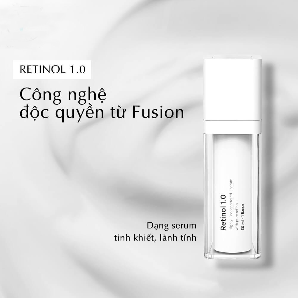 Kem Trẻ Hóa Da Giảm Nám Fusion Retinol 1.0 Dưỡng da, giảm bóng cho da dầu, giúp da mịn màng và tươi sáng