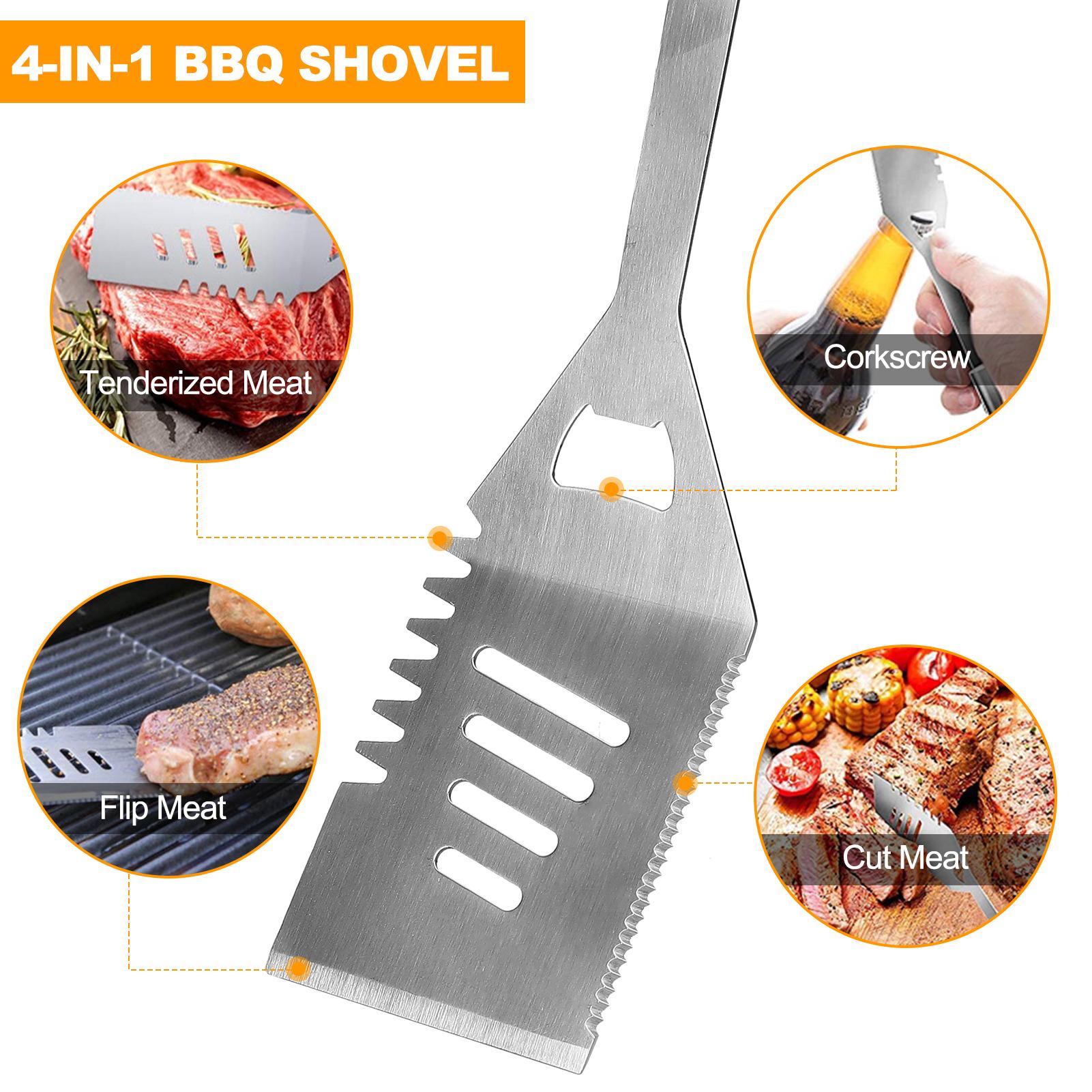 Bộ 35 Dụng Cụ Đồ Nướng Bbq Bằng Thép Không Gỉ