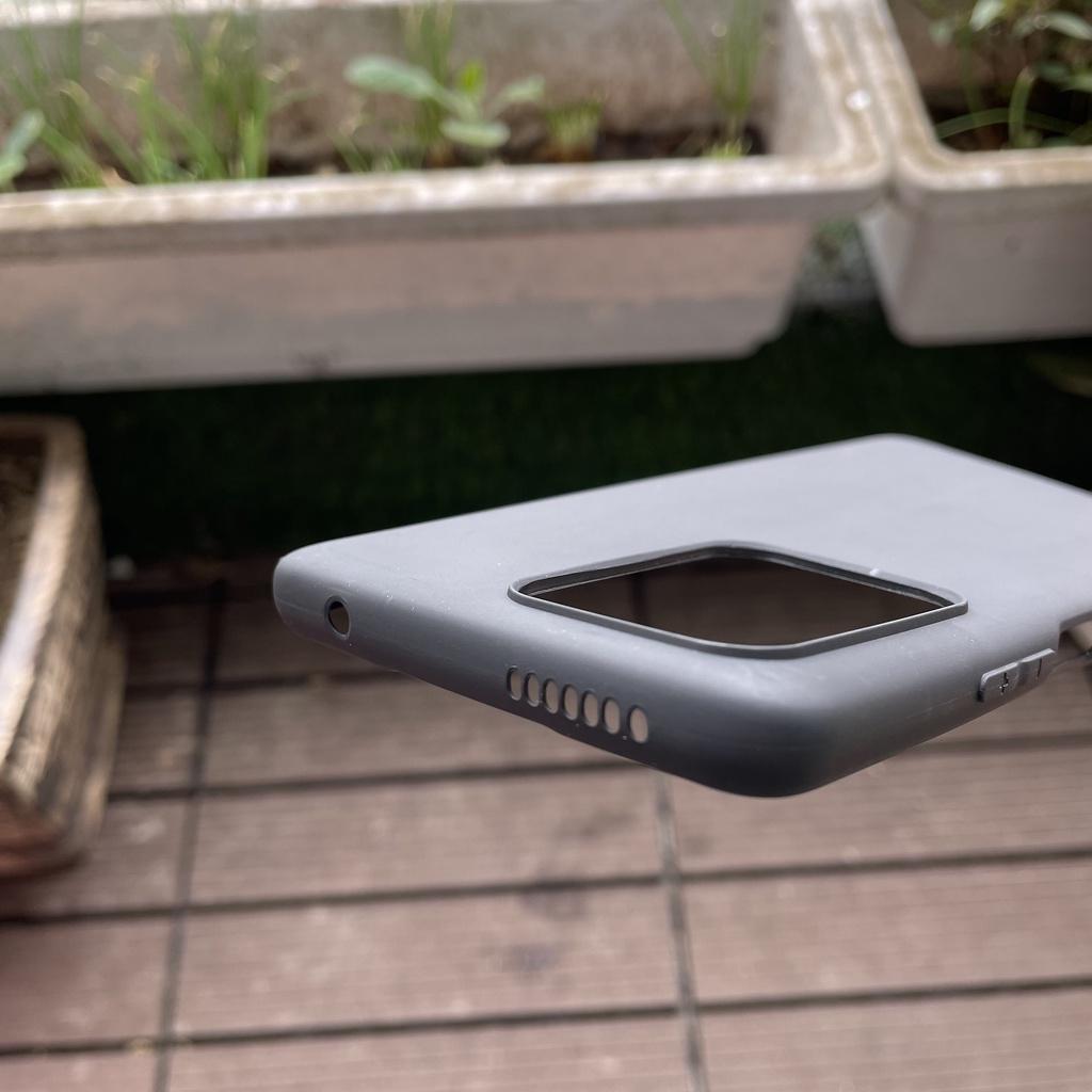 Ốp lưng silicon dẻo màu đen chống bám vân tay dành cho Xiaomi Mi 11T/ Mi 11T Pro