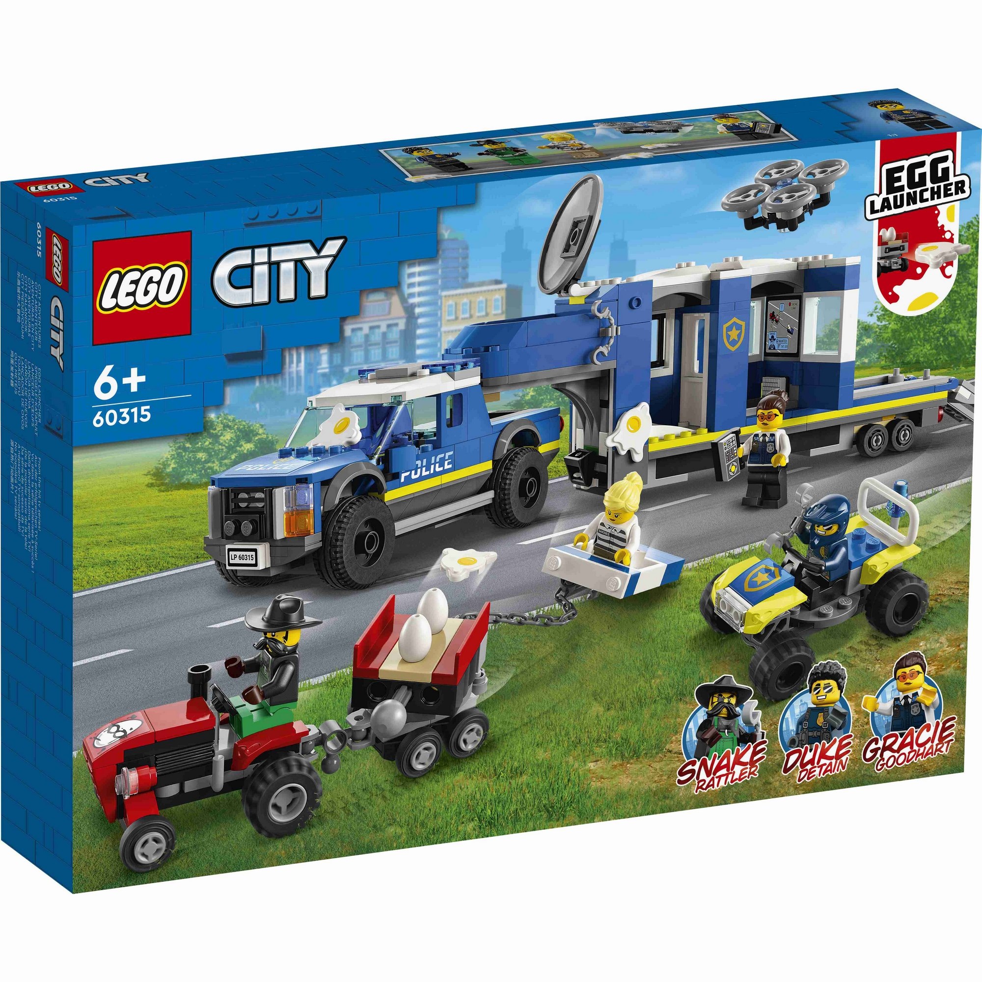 LEGO City 60315 Trạm cảnh sát lưu động (436 chi tiết)