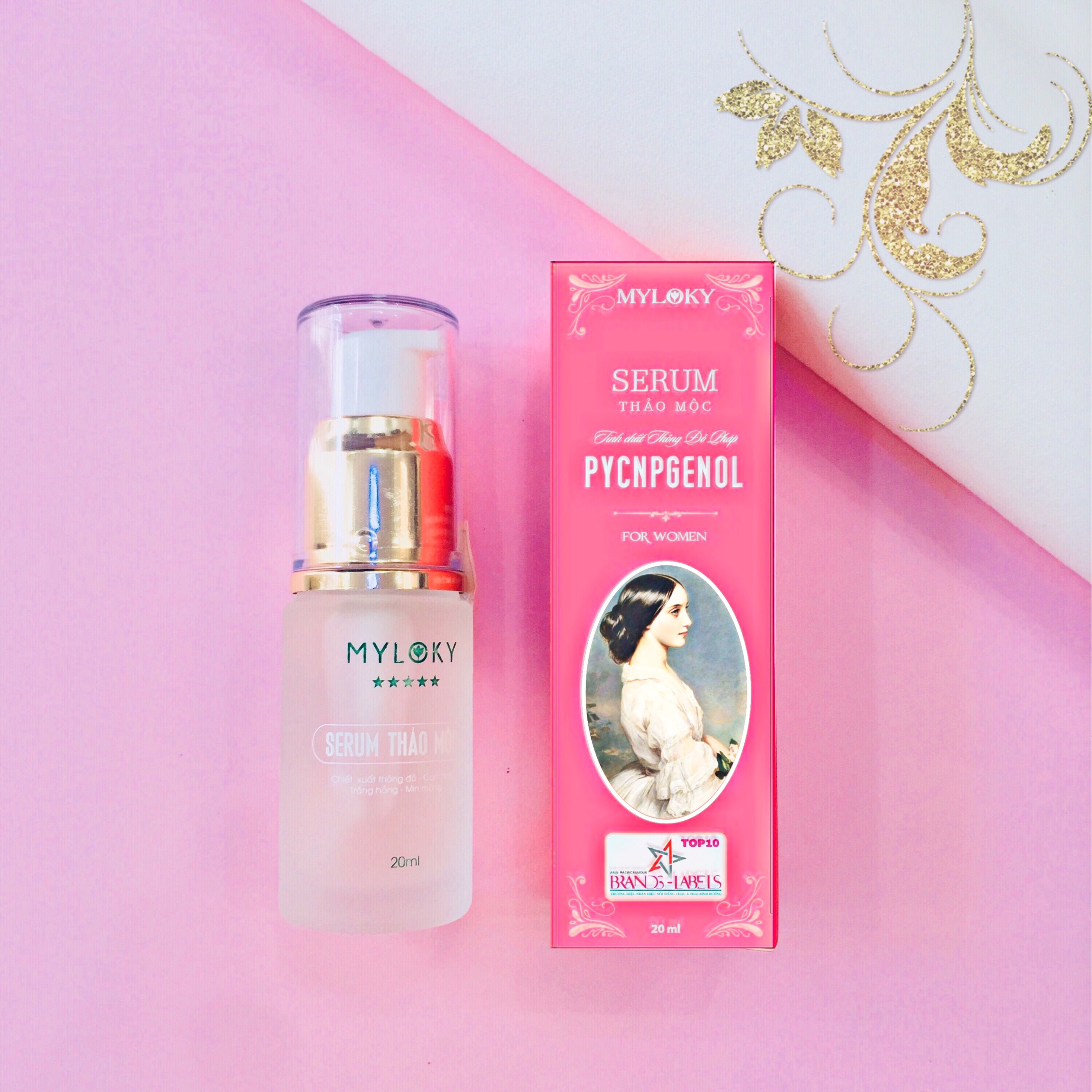 Serum Thảo Mộc - Tinh Chất Thông Đỏ Pháp Myloky - Bí Quyết Dưỡng Trắng Căng Da Của Các Nữ Hoàng