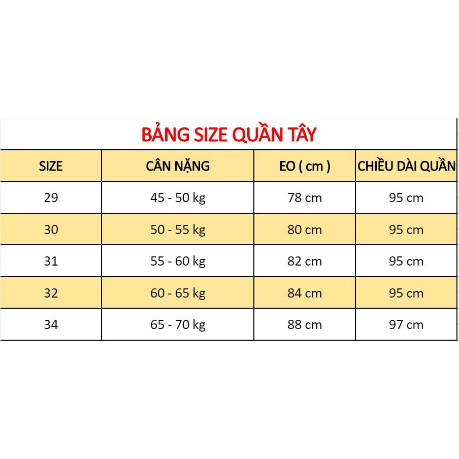 Quần tây nam CO GIÃN, quần âu form trẻ trung - NH Shop