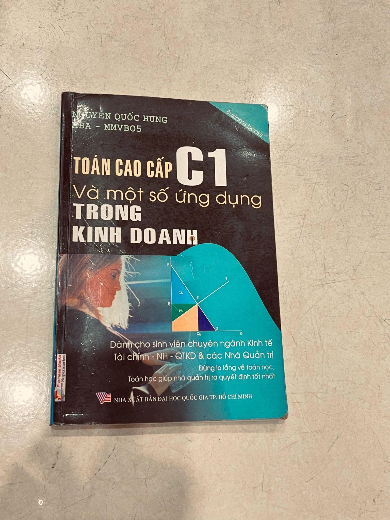 Toán cao cấp C1 và một số ứng dụng Trang kinh doanh