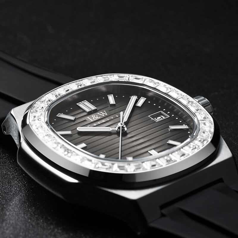 Đồng hồ nam chính hãng IW Carnival IW721G-8,kính sapphire,chống xước,chống nước 50m,Bh 24 tháng,máy cơ (automatic)