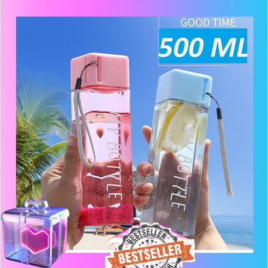 BÌNH ĐỰNG NƯỚC VUÔNG MÀU MY BOTTLE 500ML