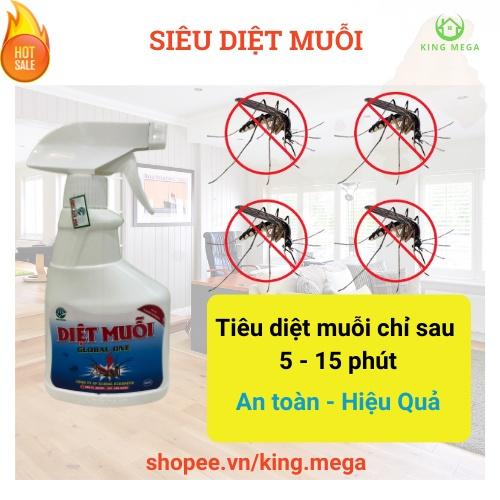 Thuốc muỗi sinh học - diệt muỗi nhà, cơ quan, văn phòng hiệu quả - An toàn 100% -
