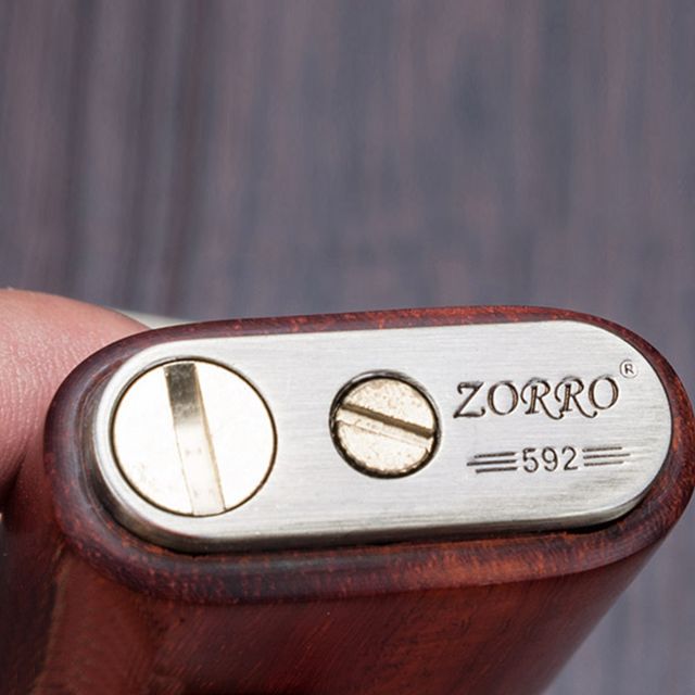 Vỏ Hột Quẹt Bật Lửa Zorro Z592-207 Thiết Kế Độc Lạ Kết Hợp Gỗ Đẹp Độc Lạ - Dùng Xăng Đá Cao Cấp